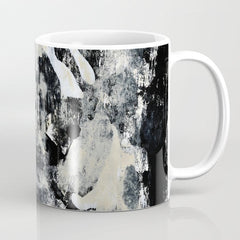 003: a vibrant abstract design in black and white by Alyssa Hamilton Art  Coffee Mug