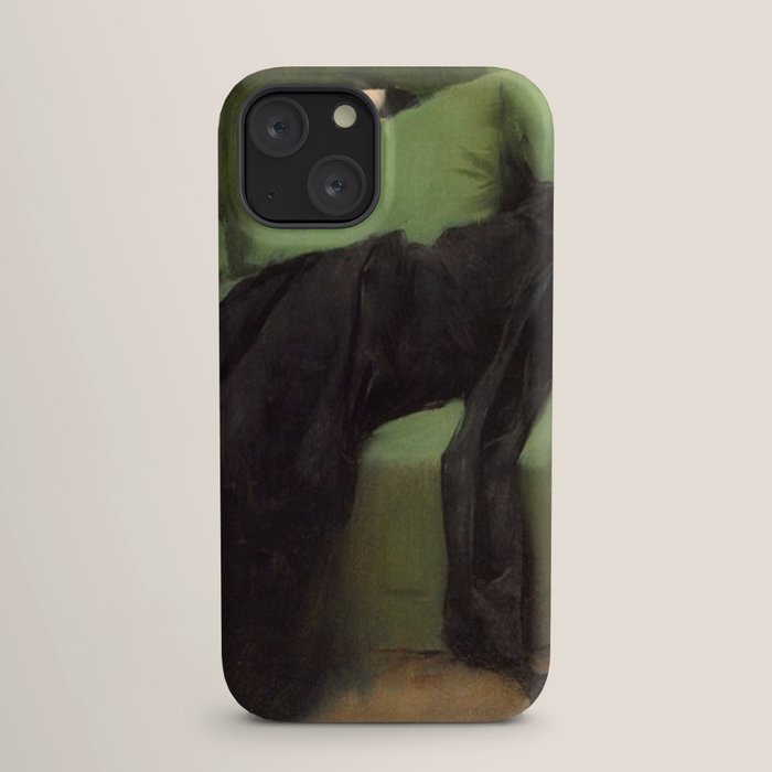 A Decadent Girl - Ramon Casas iPhone Case