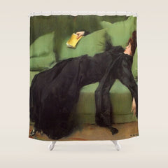 A Decadent Girl - Ramon Casas Shower Curtain