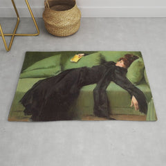A Decadent Girl - Ramon Casas Rug