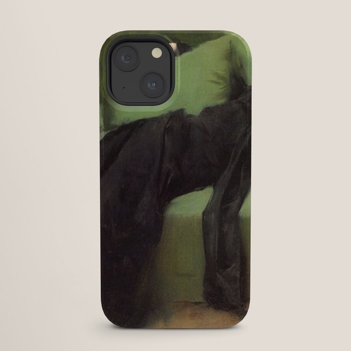 A Decadent Girl - Ramon Casas iPhone Case