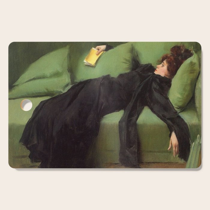 A Decadent Girl - Ramon Casas Cutting Board