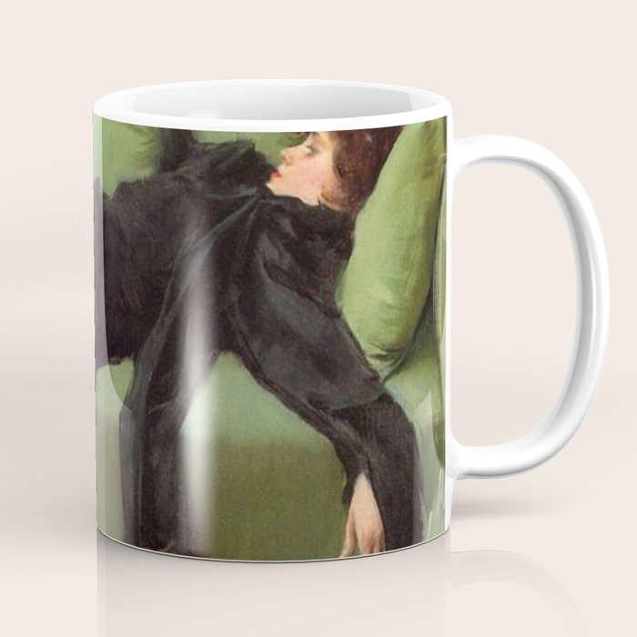 A Decadent Girl - Ramon Casas Coffee Mug