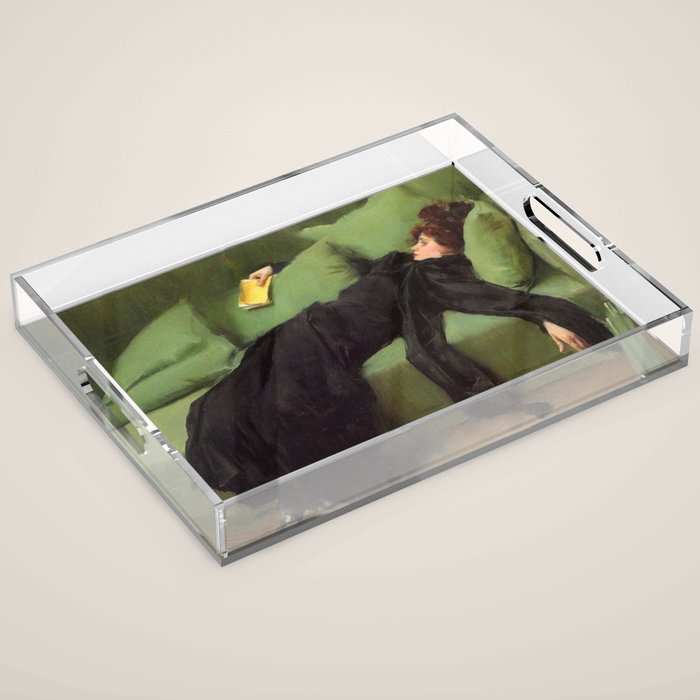 A Decadent Girl - Ramon Casas Acrylic Tray