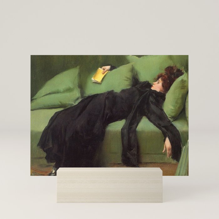 A Decadent Girl - Ramon Casas Mini Art Print