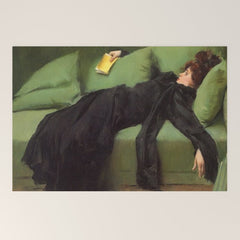A Decadent Girl - Ramon Casas Welcome Mat