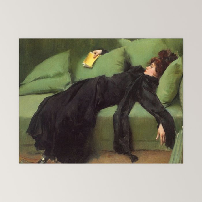 A Decadent Girl - Ramon Casas Mini Art Print
