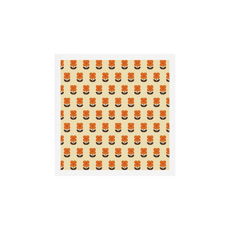 70s Flower Pattern #2 Art Print