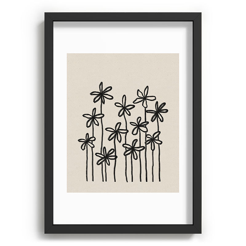 A Field Of Flowers Framed Art Print