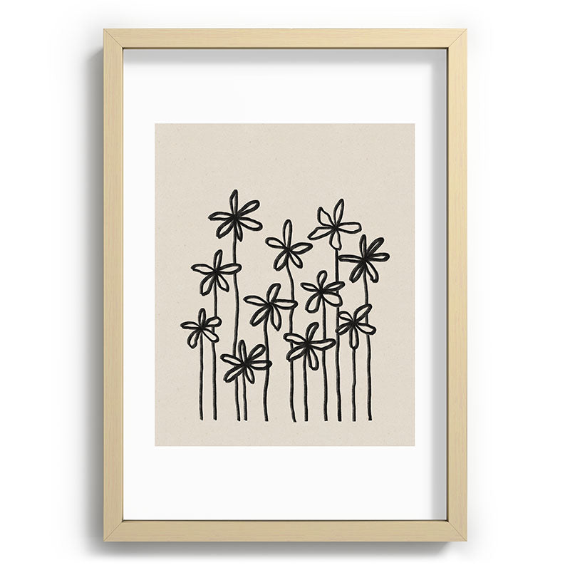 A Field Of Flowers Framed Art Print