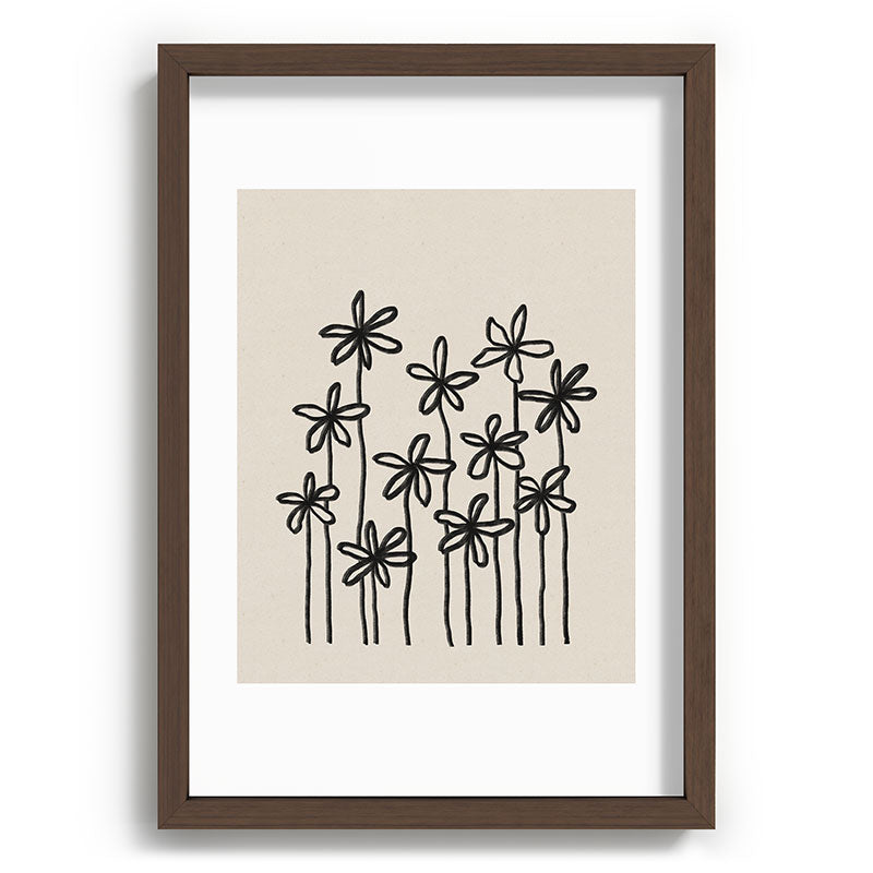 A Field Of Flowers Framed Art Print