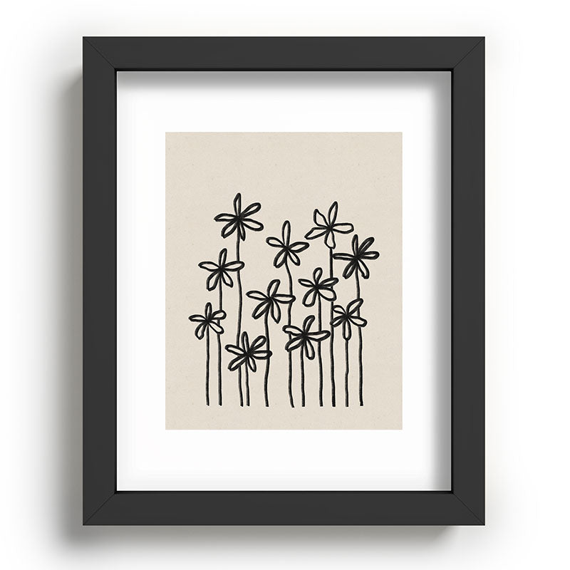 A Field Of Flowers Framed Art Print