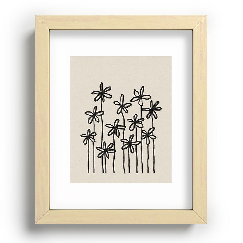A Field Of Flowers Framed Art Print
