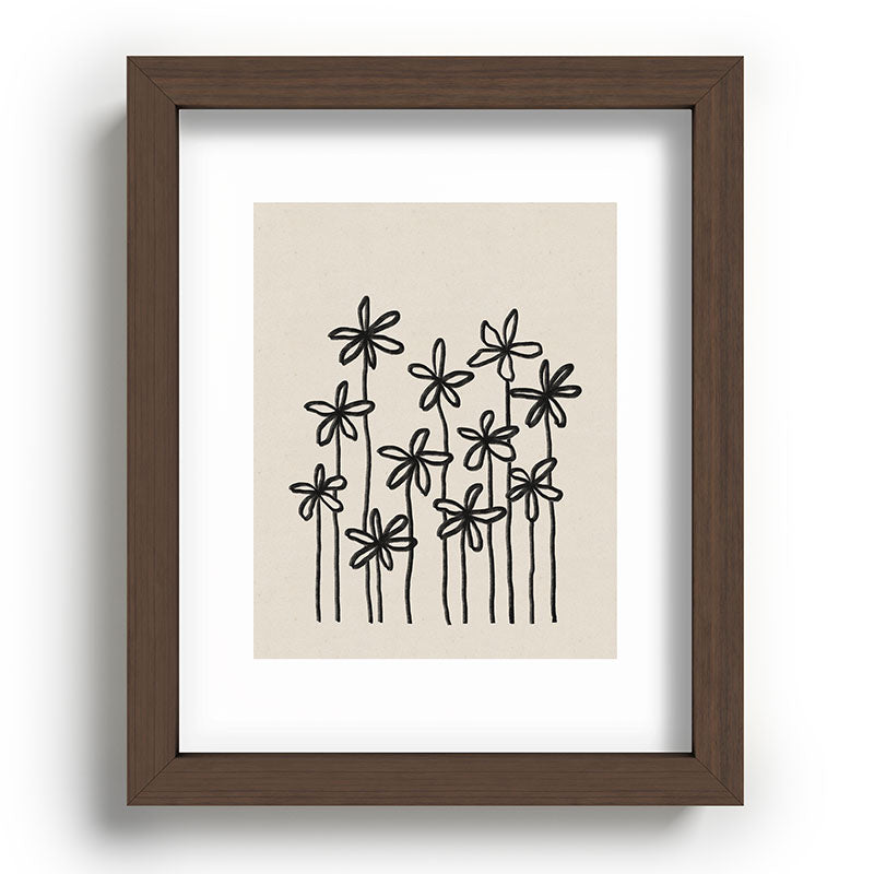 A Field Of Flowers Framed Art Print
