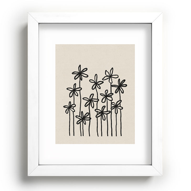A Field Of Flowers Framed Art Print
