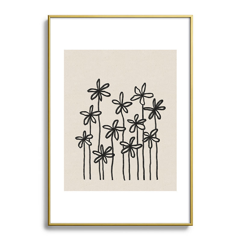 A Field Of Flowers Framed Art Print