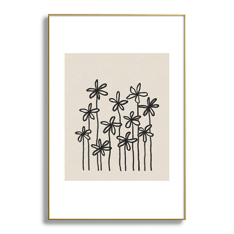A Field Of Flowers Framed Art Print