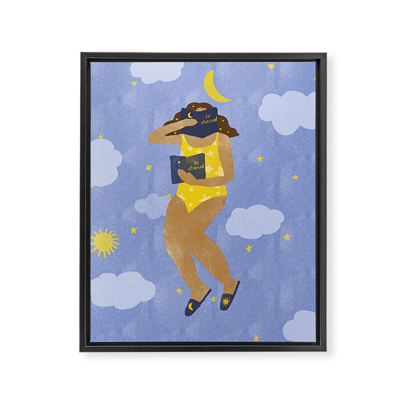 "Be Obsessed" inspired by Kat Schneider, Ritual Framed Canvas Print