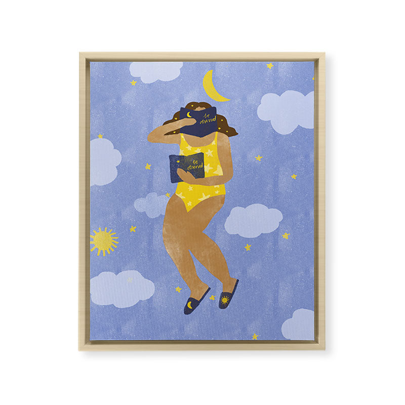 "Be Obsessed" inspired by Kat Schneider, Ritual Framed Canvas Print