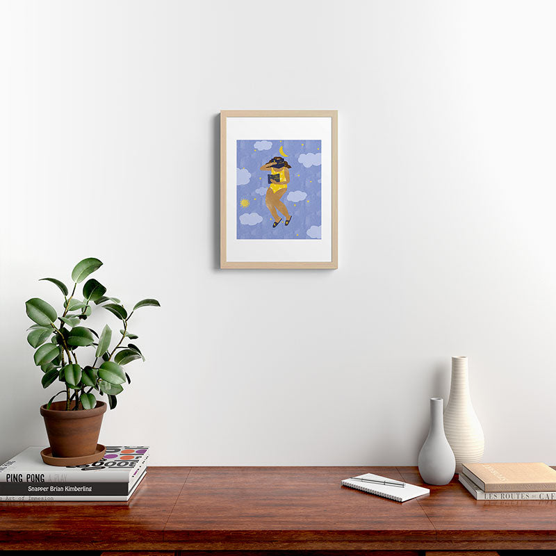 "Be Obsessed" inspired by Kat Schneider, Ritual Framed Art Print