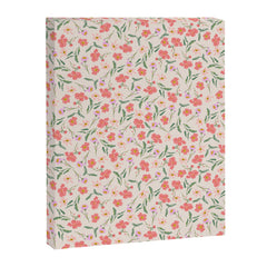 A breath of fresh air - A seamless floral pattern in pinks and reds Canvas Print