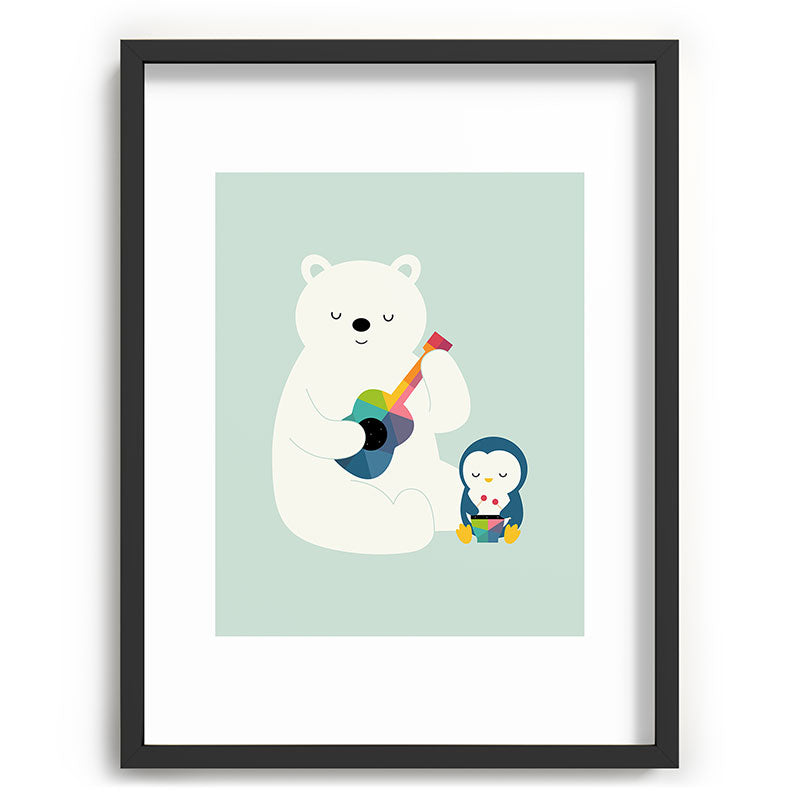 A Little Band Framed Art Print
