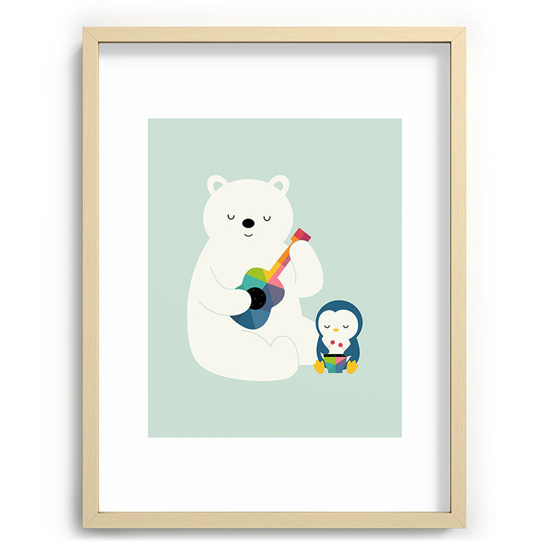 A Little Band Framed Art Print