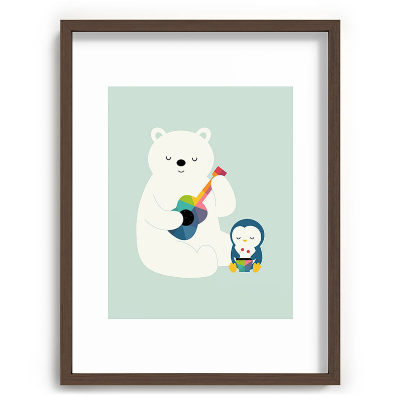 A Little Band Framed Art Print