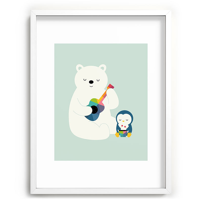 A Little Band Framed Art Print
