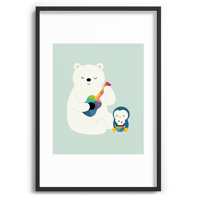 A Little Band Framed Art Print