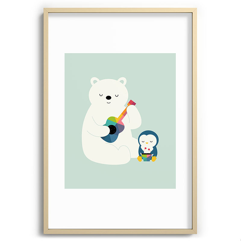 A Little Band Framed Art Print