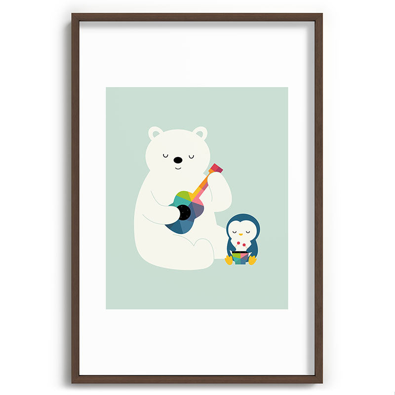 A Little Band Framed Art Print