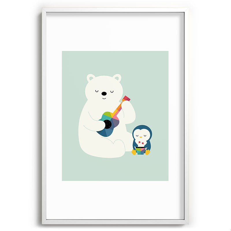 A Little Band Framed Art Print