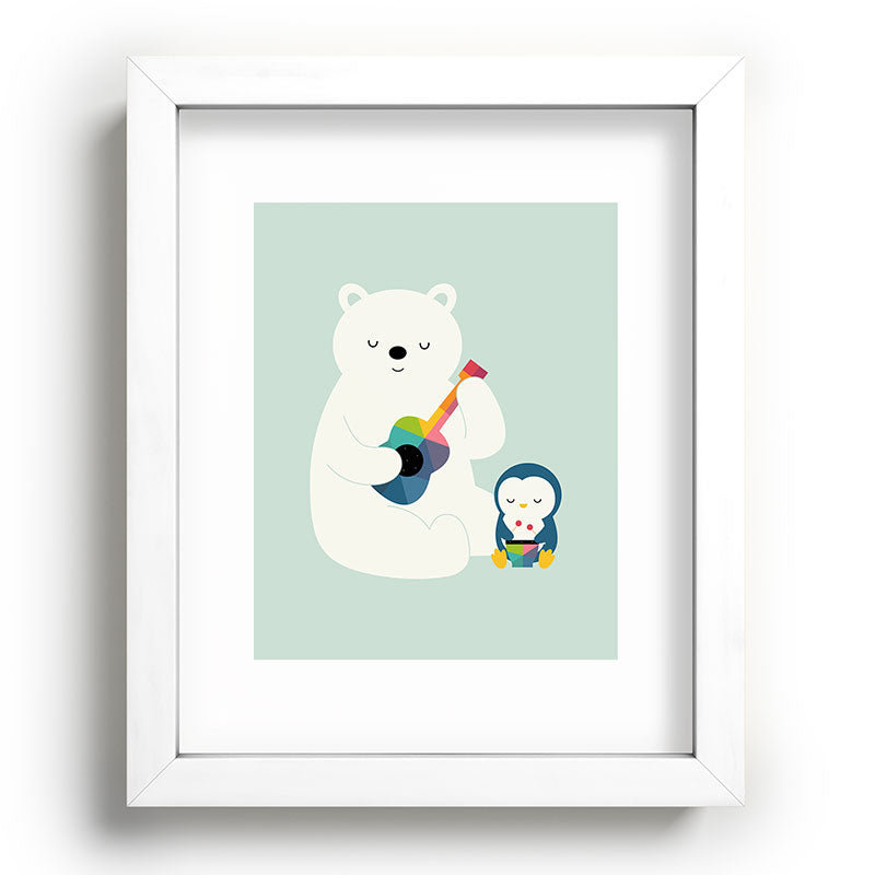 A Little Band Framed Art Print