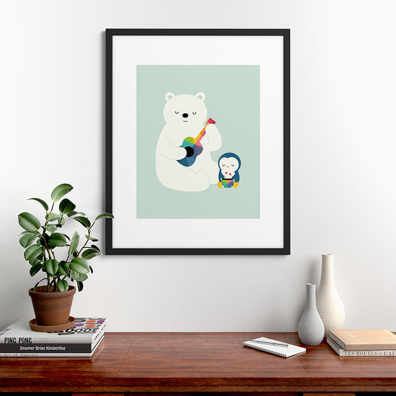 A Little Band Framed Art Print