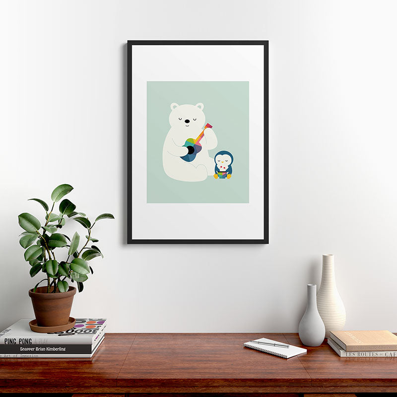 A Little Band Framed Art Print