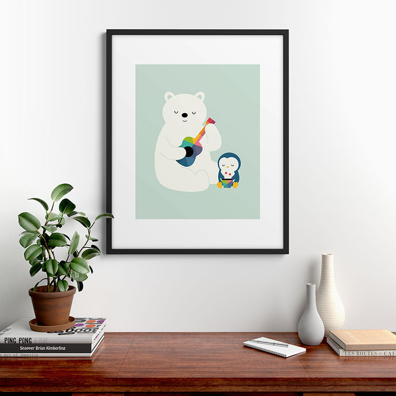 A Little Band Framed Art Print