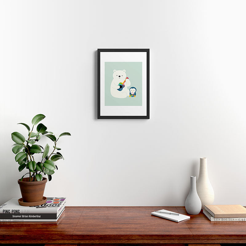 A Little Band Framed Art Print