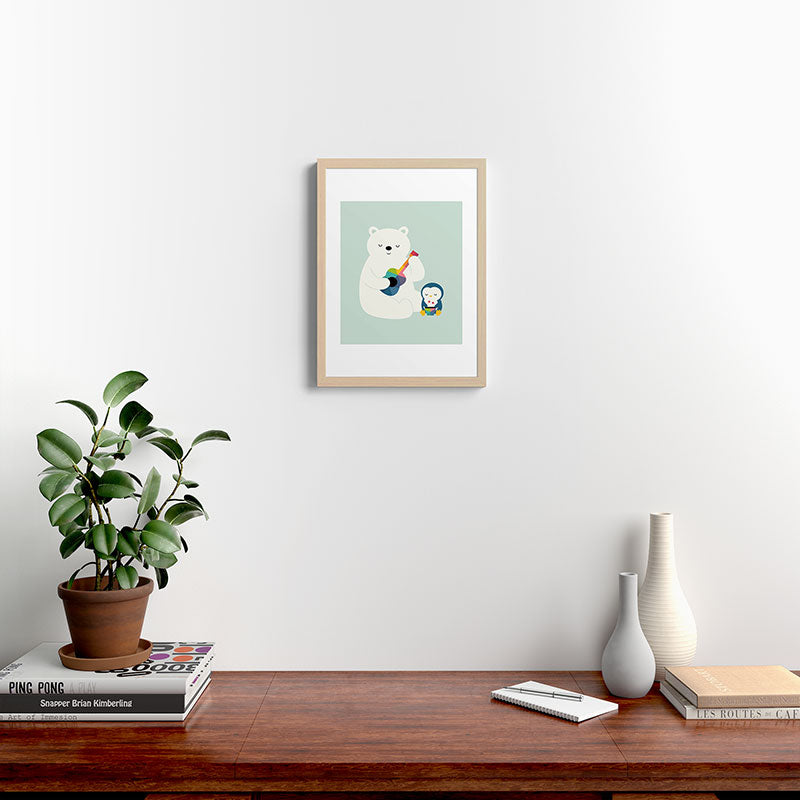 A Little Band Framed Art Print