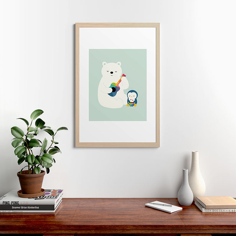 A Little Band Framed Art Print