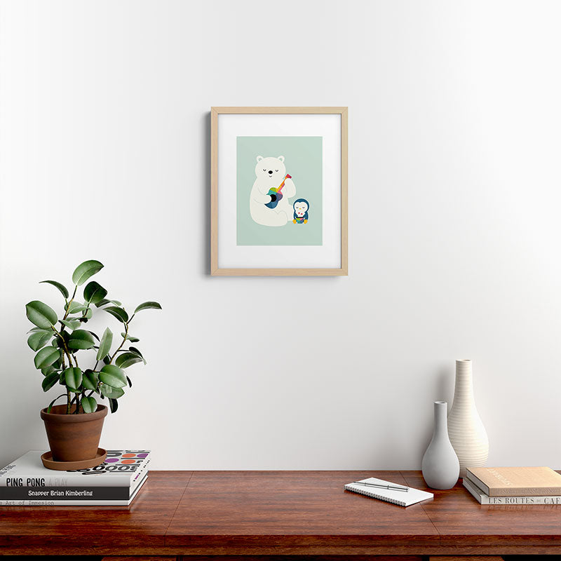 A Little Band Framed Art Print