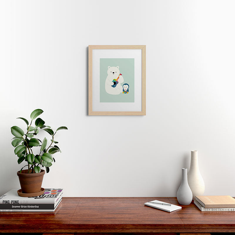 A Little Band Framed Art Print