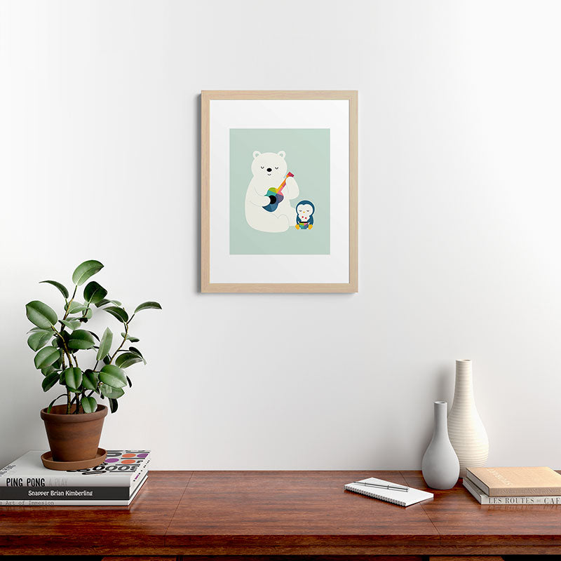 A Little Band Framed Art Print