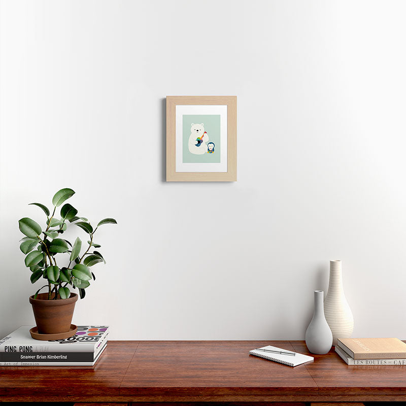 A Little Band Framed Art Print