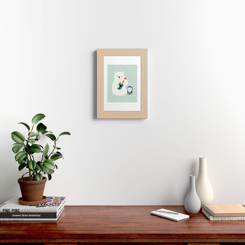 A Little Band Framed Art Print