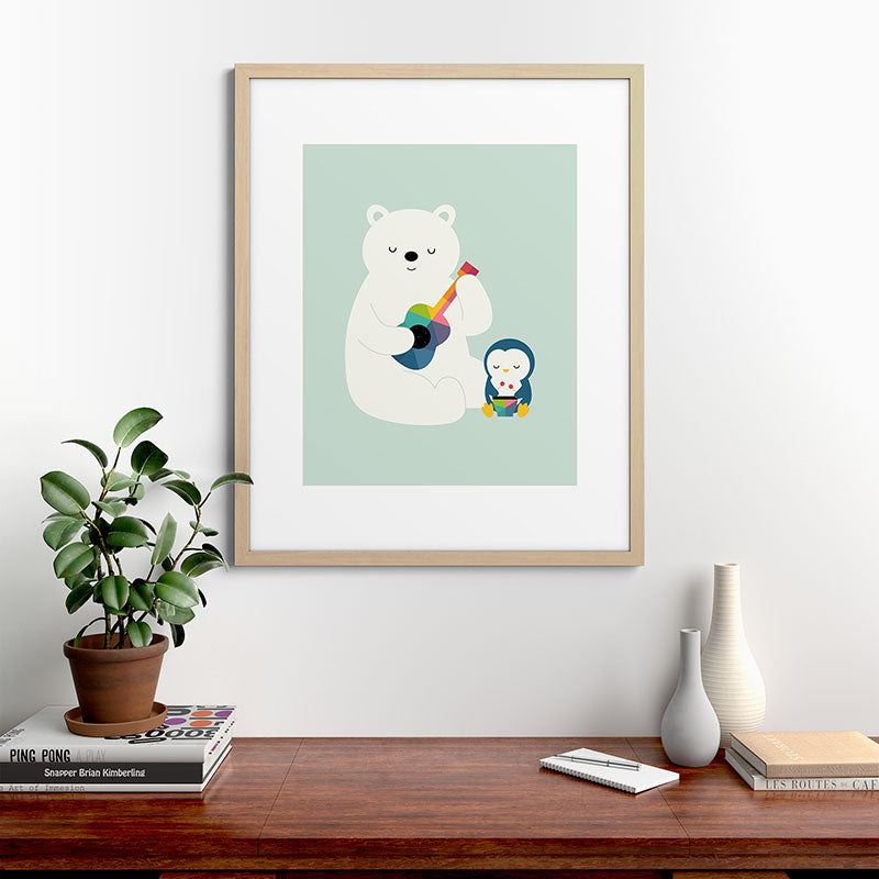 A Little Band Framed Art Print