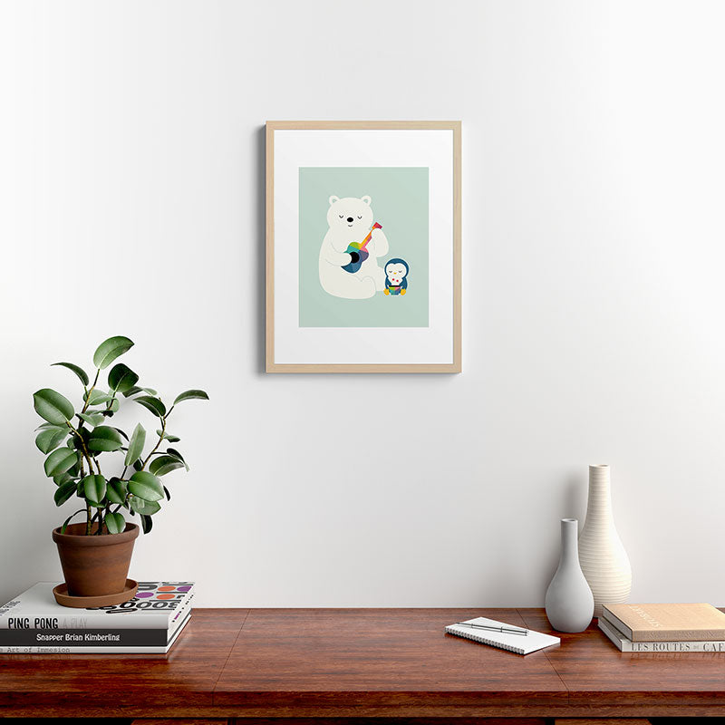 A Little Band Framed Art Print