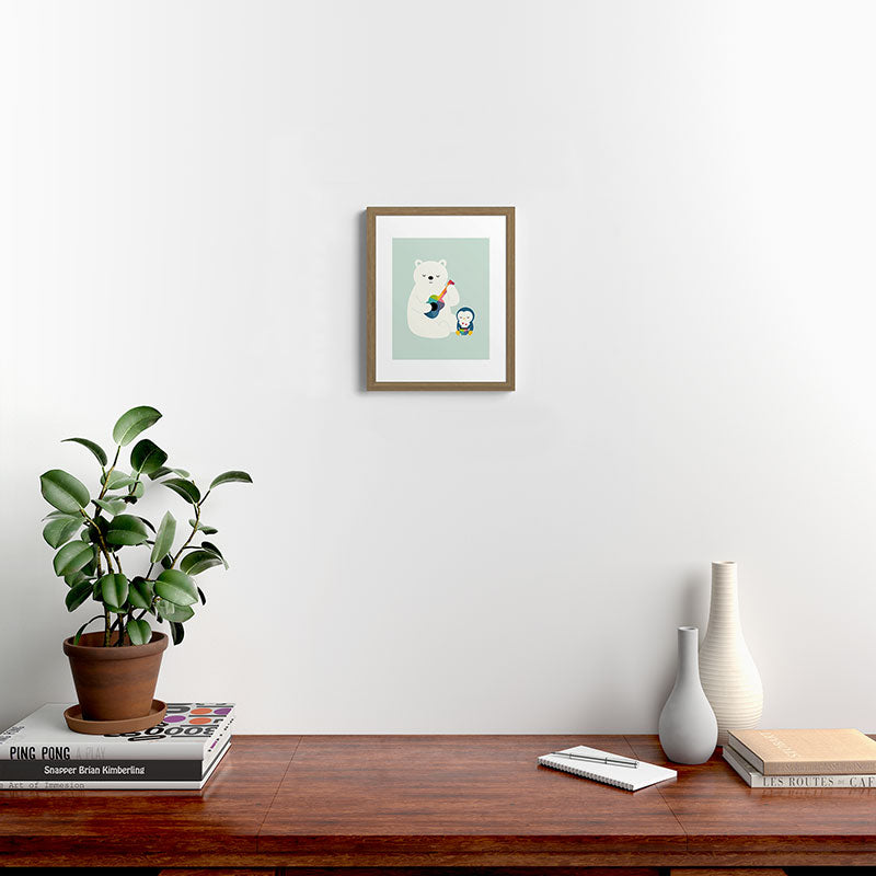 A Little Band Framed Art Print