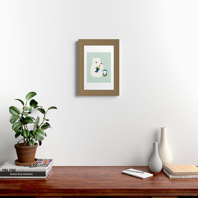 A Little Band Framed Art Print