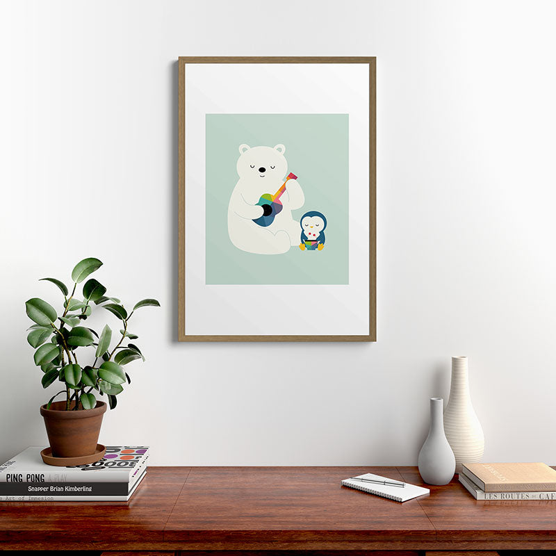 A Little Band Framed Art Print